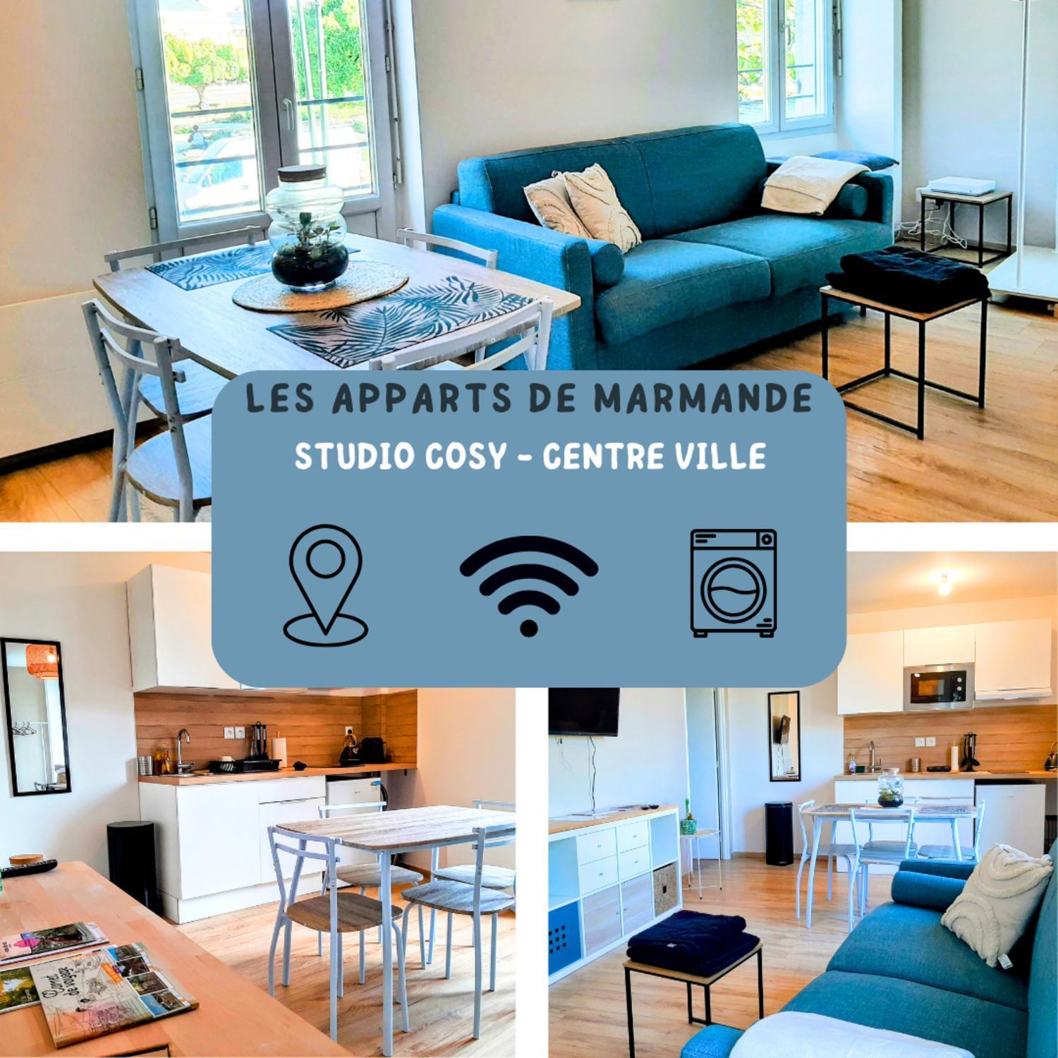 Les Apparts De Marmande - Appart Cosy, Centre De Марманд Экстерьер фото